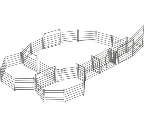 Hot Sale Galvanized Cheap Heavy Duty Cattle Yard Panel Welded Wire Mesh Bulk Cattle Panel photo-6