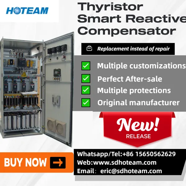 Hoteam 11kv 80kvar-2400kvar IP3X Capacitor Bank Forced Air Cooling Power Factor Automatic Power Power Distribution photo-2