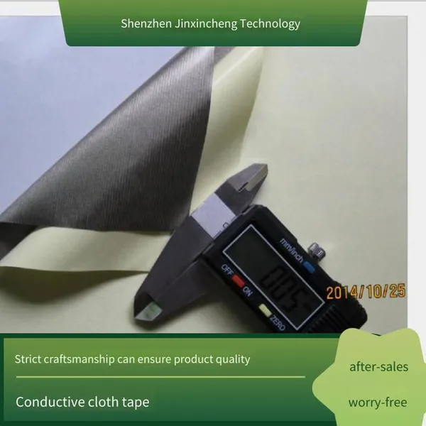 0.05 Conductive Fabric Tape, Single-sided or Double-sided, Ultra-thin Emi Shielding Tape, Imported Substrate Coating Factory photo-4