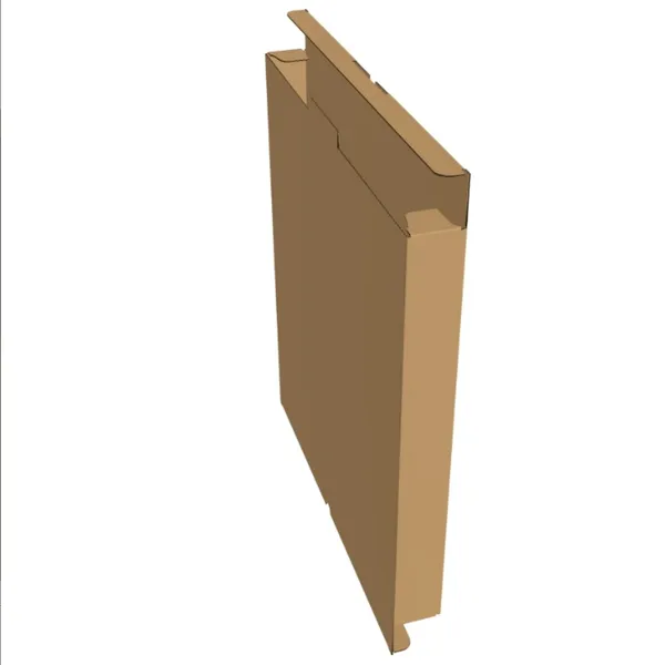 Custom Logo Kraft Rigid Cardboard Mailer Envelope Stay Flat Shipping Box for Document Photo Book
