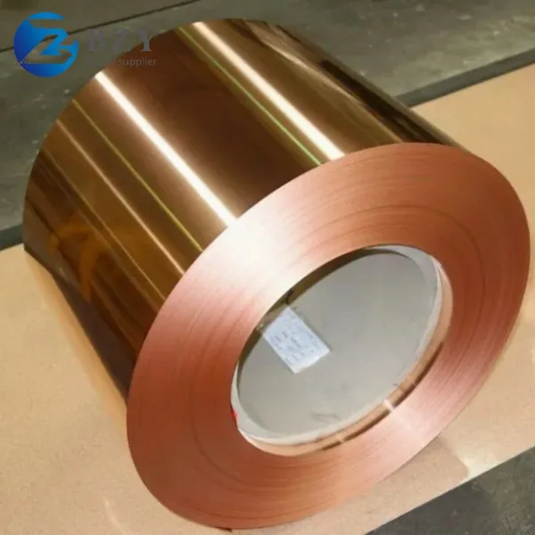 Ultra-Thin Copper Strip Coil 0.05-2mm C10100 C11000 C10200 Alloy Precision Rolled Welding Grade photo-2