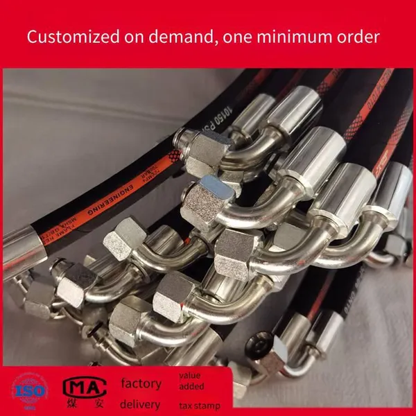 Hydraulic Beer Throat Pipe, Hydraulic Hose Assembly, Oil Pipes for Construction Machinery Vehicles With Connectors photo-2