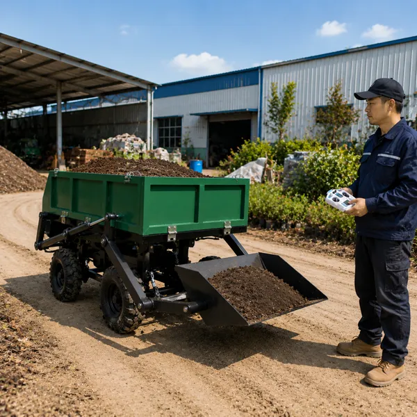 SLDP680 Multi Function Work Vehicle with 1200W Dual Drive Motors 8km/h Speed and Remote Operation for Industrial Applications
