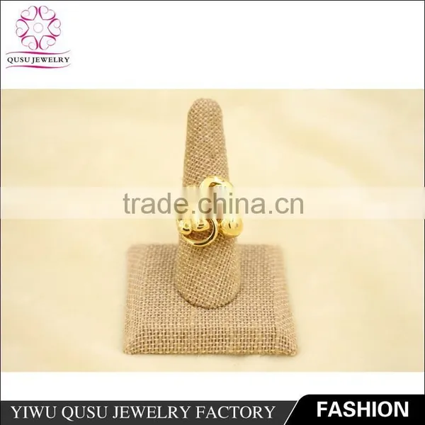 2015 Yiwu New Products Gold Plated Ring With Engrave Pattern One Butterfly Shape photo-2