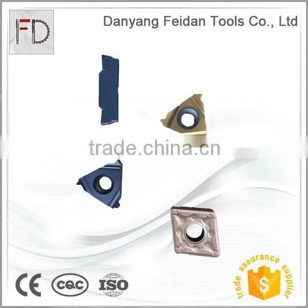 High Performance Solid Tungsten Carbide Inserts Positive Turning