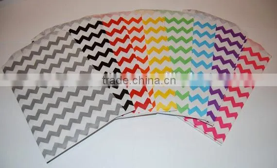 Manufacturer of Party Favor Bags Party Favor Colorful Chevron Design photo-2