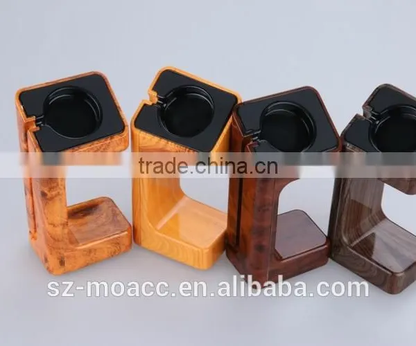 2015 New Products Wood Grain Plastic Charging Stand for Apple Watch photo-2
