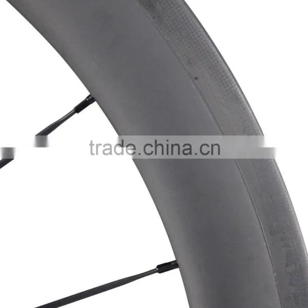 China Suppliers OEM 700C Carbon Clincher Tubeless Ready 25mm Width Road Rims Road Bike Wheels photo-2