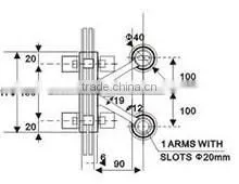 KE-S3 Good Quality Curtain Wall System, Glass Spider Fitting photo-2