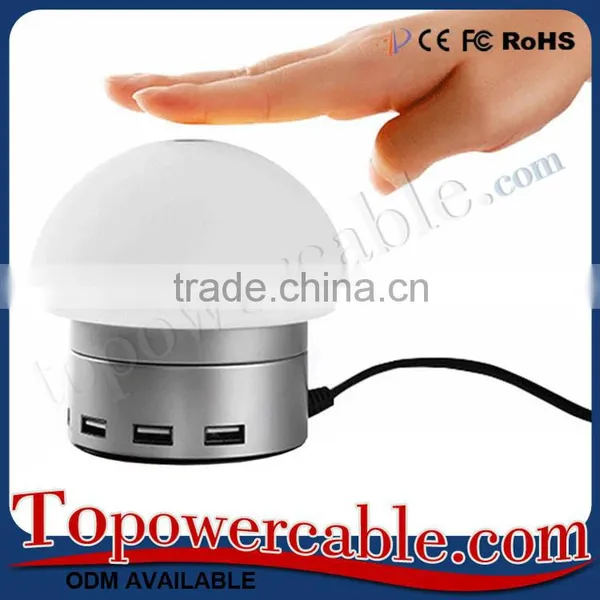 30W 6A USB Charging Port With Touch-Sensitive Control Push Button LED Desk Lamp photo-2