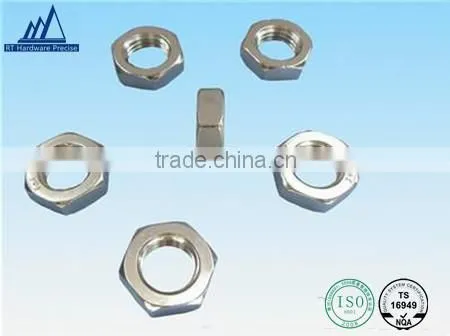 2015 high precision hardware carbon steel hex nut