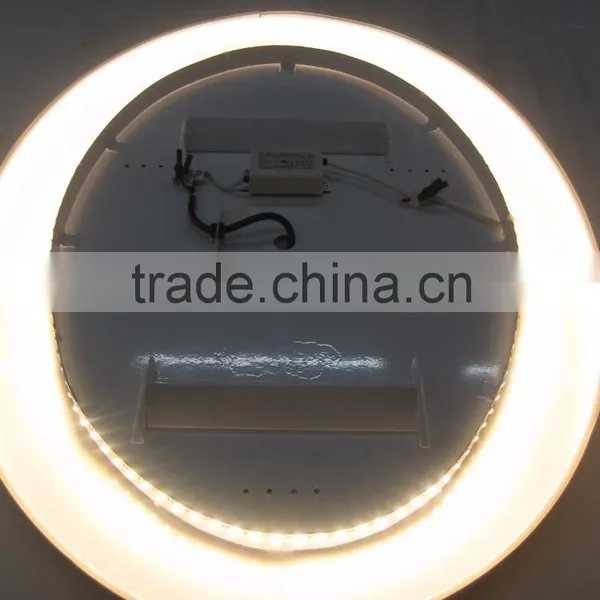 Wall Mounted LED Lighted Frameless Bathroom Oval Mirror photo-4