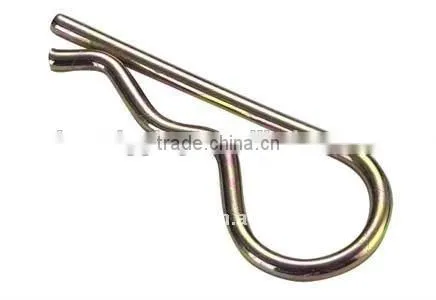 China Baite Factory Zinc Plated Steel 8mm Clevis Bolt Pin R Type Clip Industry R Hair Clip photo-3