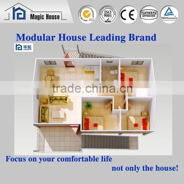 Eco Friendly Modern Fast Assembly Three Bedroom Prefabricated Modular House photo-2