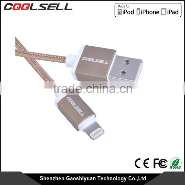 MFi Certified Original MFI Cable Nylon Braided 8 Pin Usb Cable for Iphone Accessory photo-2