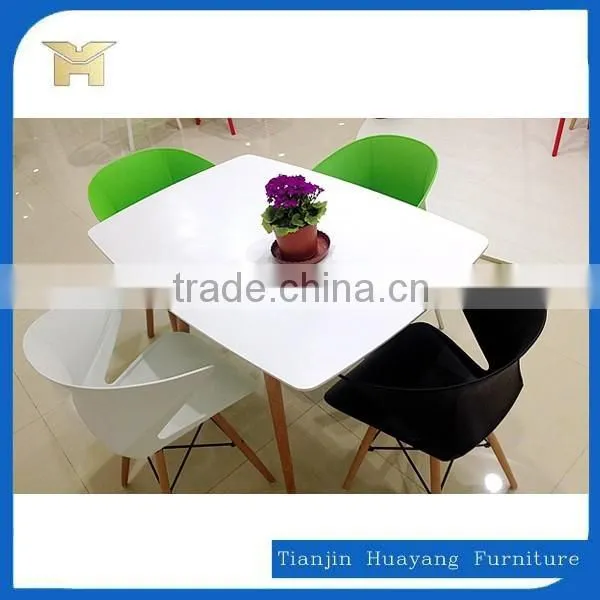Outdoor Plastic Chairs With Wooden Legs HYH-A305B photo-2