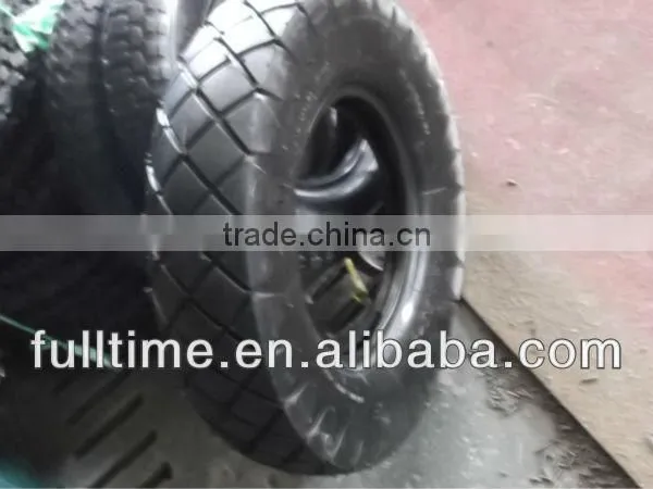 High Quality Manufacturer Wheel Barrow Tyre With Tube 4.00-8 photo-2