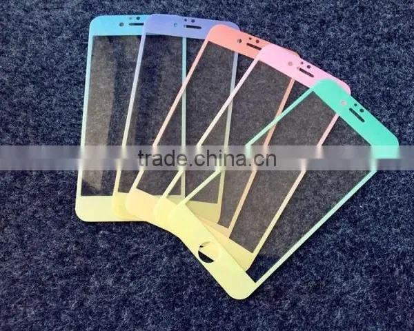 2016 New Front&back Shimmering Powder Gradient Ramp Screen Protector for IPhone 6s China Supplier photo-3