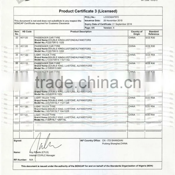 215/70R15LT Light Truck Tyre Double King Tyre Factory photo-6