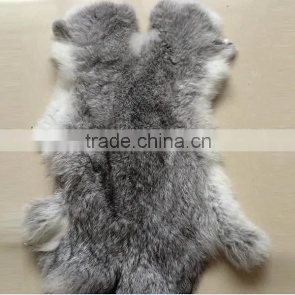 China Wholesale Chinchilla Rabbit Fur Skin Plate for Coat photo-3