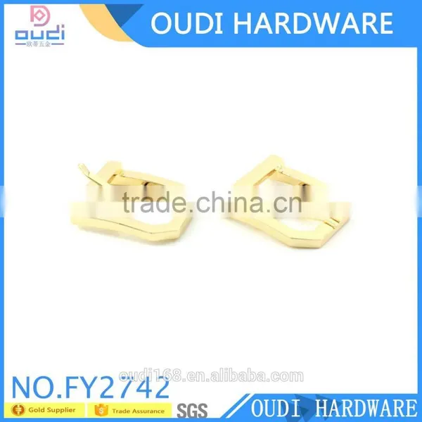 High Quality Metal Shoe Pin Buckle Shiny Light Gold Pin Buckle For Woman Shoe photo-2