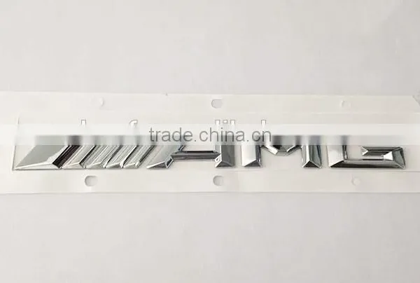 Custom New Style Plastic Chrome Amg Emblem 3d Car Brand Logo photo-2
