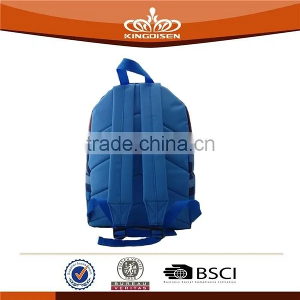Simple Design Blue Stripe 300d Leisure Backpack photo-4