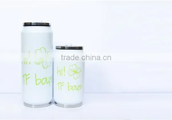 OEM Manufactury Double-wall 304 Vacuum Cola Can Tumbler With Straw photo-3