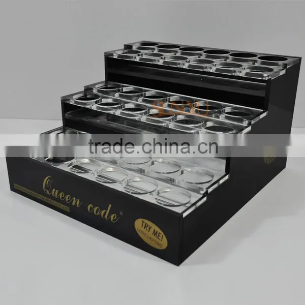 Awesome Look 36 Bottle Holes Acrylic Perfume Scent Stand photo-3