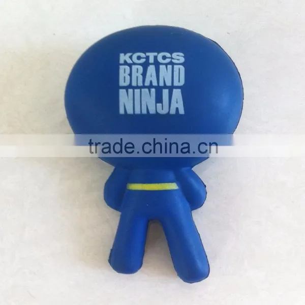 Blue Big Head Stress Dolls Toys photo-2