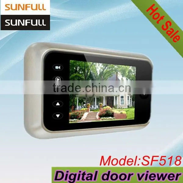 Digital Electronic Door Eye Viewer 3.5 Inch, Luxury, Clear Image&Wide Angle, Easy Change Battery, Digital Door Viewer
