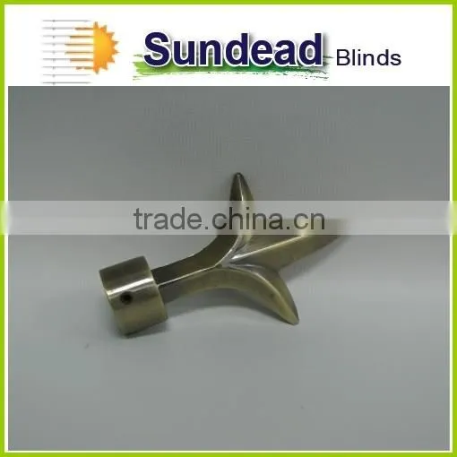 Stainless Steel Iron Chrome Alum Crystal Copper Satin Curtain Pole Curtain Accessory Wholesale Curtain photo-2