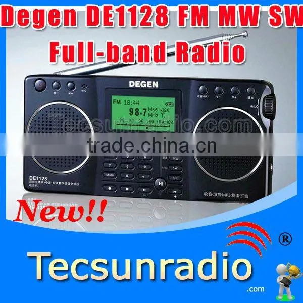 Wholesale Degen DE1128 FM MW SW Full-band SD card E-book reading Radio New Product de1128