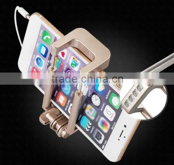 Wholesale Colorful Foldable Selfie Stick With Bluetooth Shutter Button photo-2