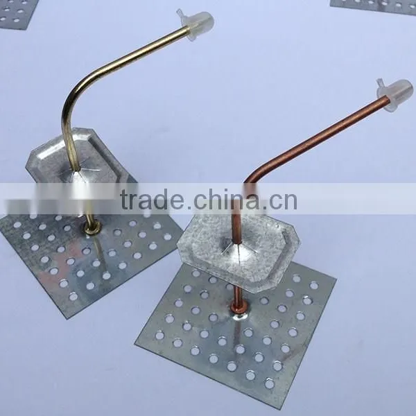 Copper/ Brass Plated Insulation Stick Pins With Plastic Cap& Washer photo-2