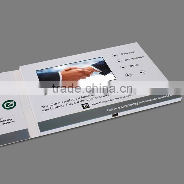 5 Inch TFT LCD Invitation Lcd Video Greeting Card photo-3