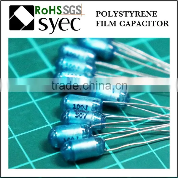 Tight Tolerances Radial Lead 331J 63V Polystyrene Film Capacitor