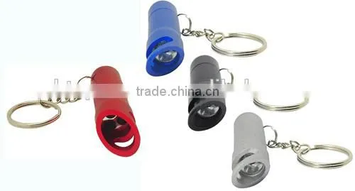 3LED Aluminium Keychain Light With Bottle Opener photo-3