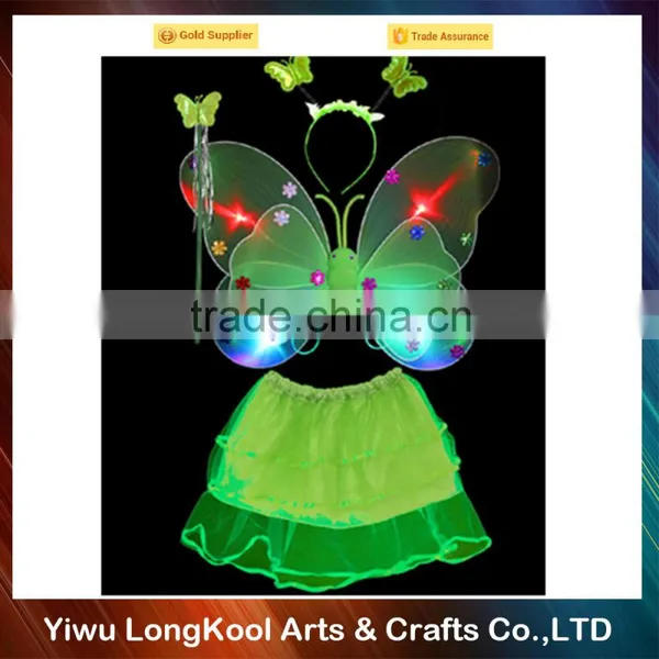 Top Quality Cheap Girls Dance Fairy Wings Light up Wings for Party photo-3