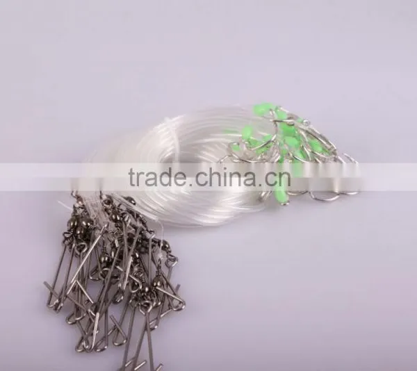 The New 2016 Japan Fishing Hooks 25pcs/1 Bag Longline Traces Tubing 82cm Fishhook #18 Lure Hook for Fishing photo-4
