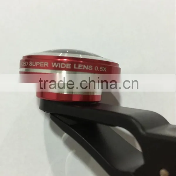 2016 Hotting 0.5x Super Wide Angle Lens +20x Macro High Quality Universal 2 in 1 Clip Camera Lens photo-2