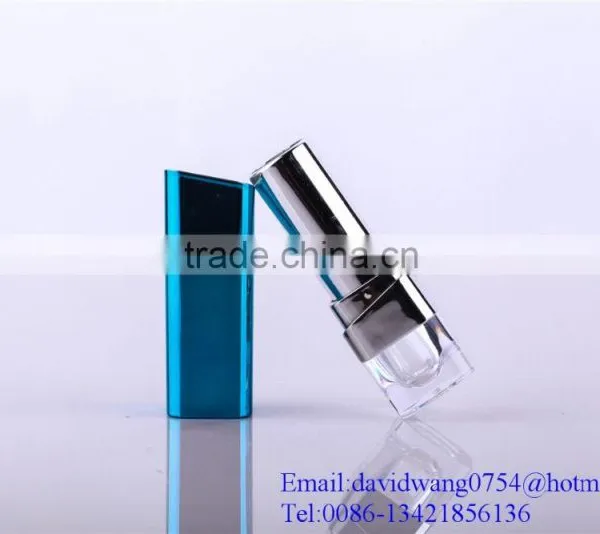 Round Plastic Lipstick Case With Window-K01 photo-3