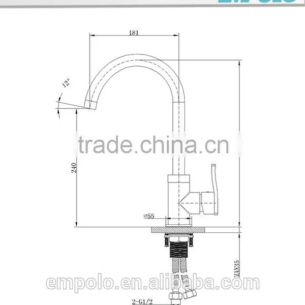 Kaiping Factory Best Brass China Kitchen Faucet 65 2101 photo-2