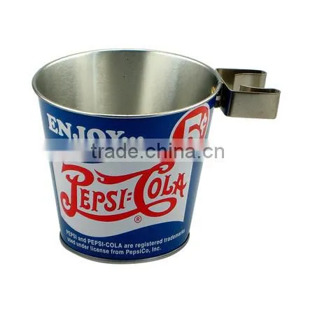 Tin Ice Bucket With Handle, Diameter (Top) 108 x 98mm photo-4