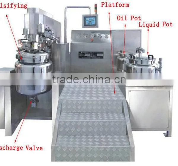 1300L Chemical Industry Multi-function Emulsifying Machine,vacuum Emulsifying Mixer Machine photo-5