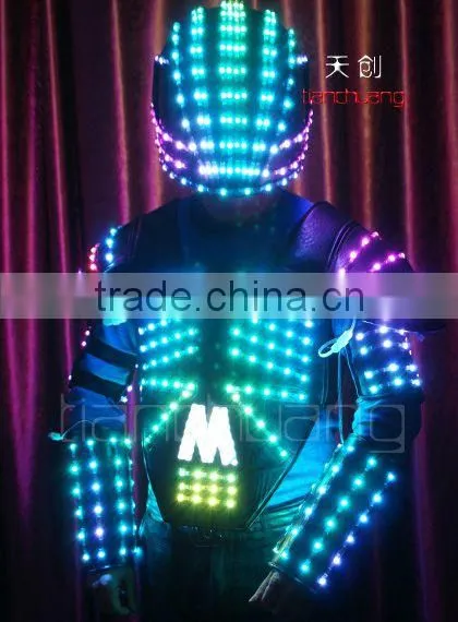 Leather Robot Jacket With LED Light photo-4