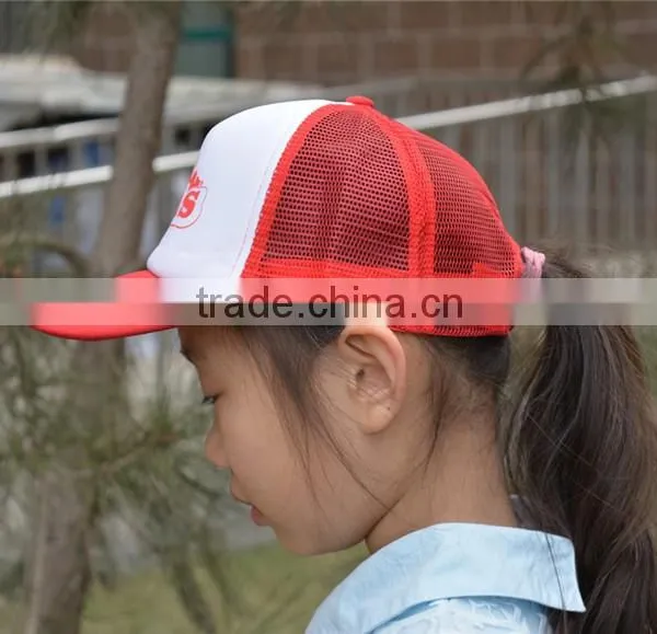 Caps Manufacturer Custom Fashion Trucker Hat for Children Summer Breathable Mesh Caps ,Boy And Girl Mesh Caps photo-3