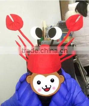 Plush Crab Hat Cap