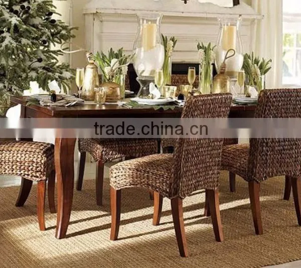 Water hyacinth dining set - Wicker dining set