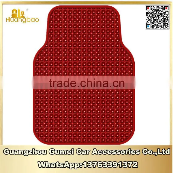 Hot Sale 3D Waterproof Red Car Floor Mats